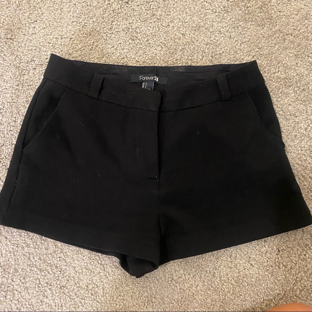 Black dress shorts